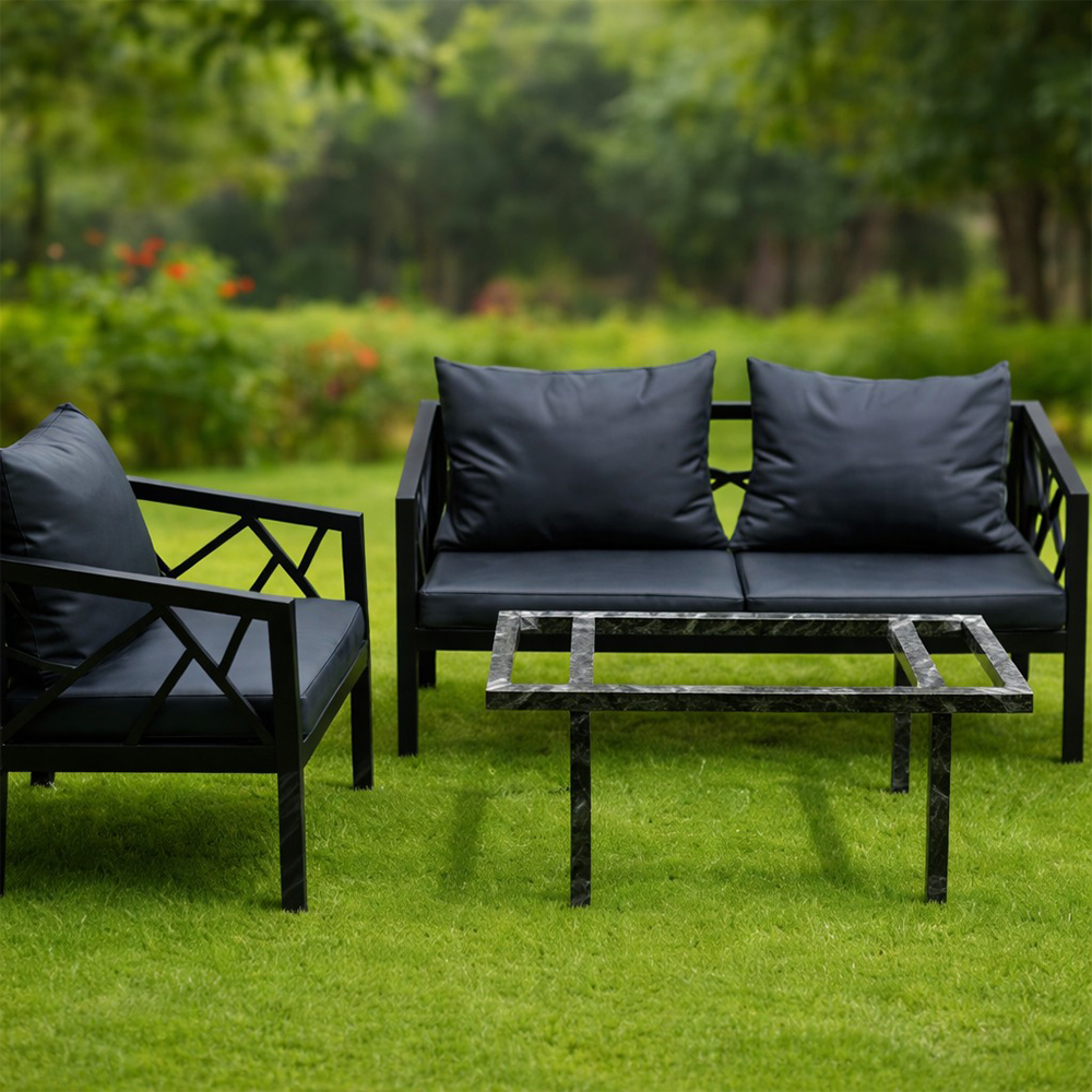 Iron 4 Seater Sofa Set Iron 4 Seater Sofa Set - Image 1